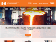 Tablet Screenshot of metallurgie.ca